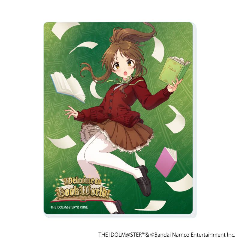 アクリルカード「アイドルマスター シンデレラガールズ」06/BookWorld!ver. トレーディング(6種)(描き下ろしイラスト)