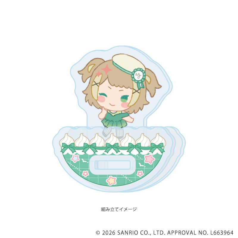 ゆらゆらアクリルスタンド「まいまいまいごえん」10/ユズリハ(ミニキャライラスト)