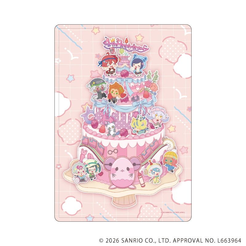 キャラクリアケース「まいまいまいごえん」14/デザインA(ミニキャライラスト)