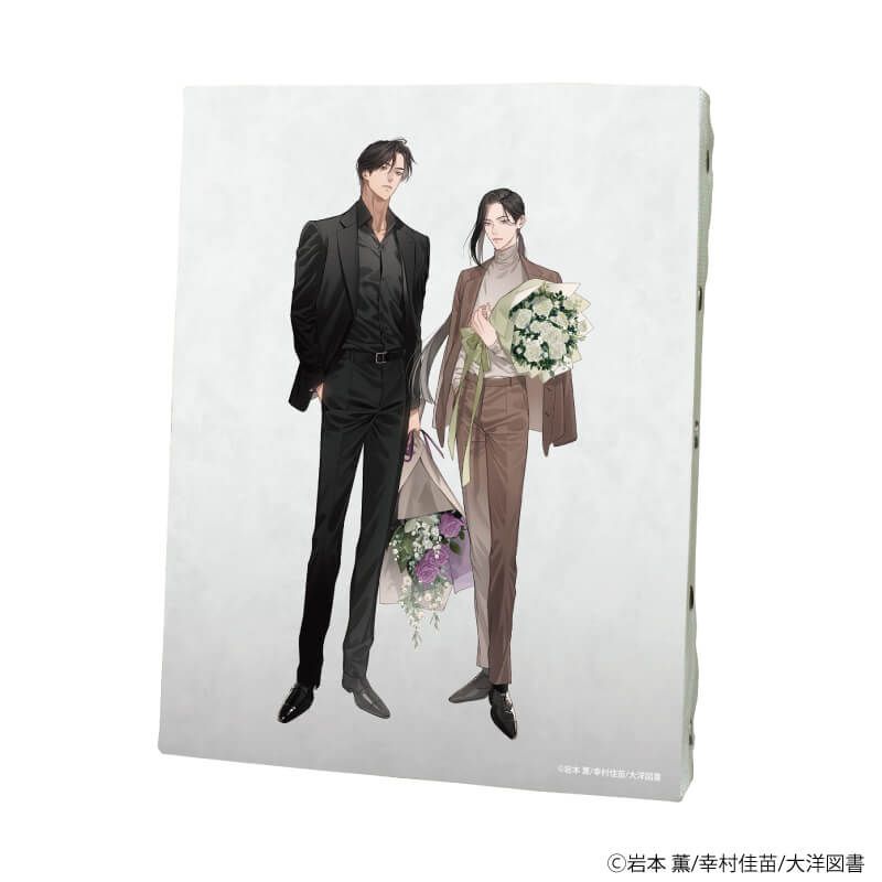 キャンバスボード「αの花嫁 共鳴恋情」「Ωの花燭 共鳴恋情」01/孔王李里耶＆燕城路旺(描き下ろしイラスト)