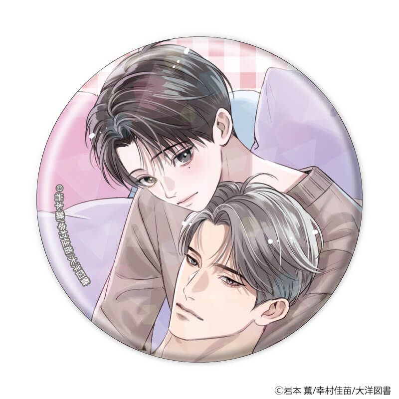 ホログラム缶バッジ(57mm)「αの花嫁 共鳴恋情」「Ωの花燭 共鳴恋情」01/ブラインド(6種)(公式&描き下ろしイラスト)