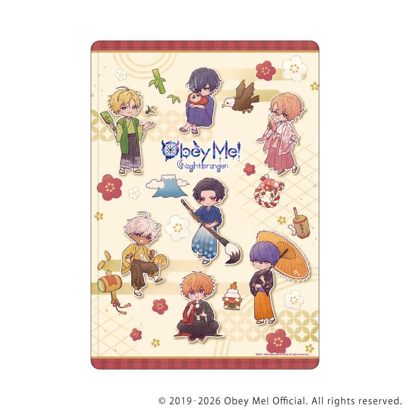 キャラクリアケース「Obey Me! Nightbringer」15/お正月ver.(レトロアートイラスト)