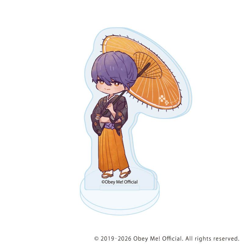 アクリルぷちスタンド「Obey Me! Nightbringer」21/お正月ver.コンプリートセット(全7種)(レトロアートイラスト)