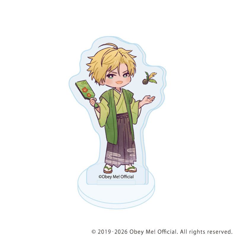 アクリルぷちスタンド「Obey Me! Nightbringer」21/お正月ver.コンプリートセット(全7種)(レトロアートイラスト)