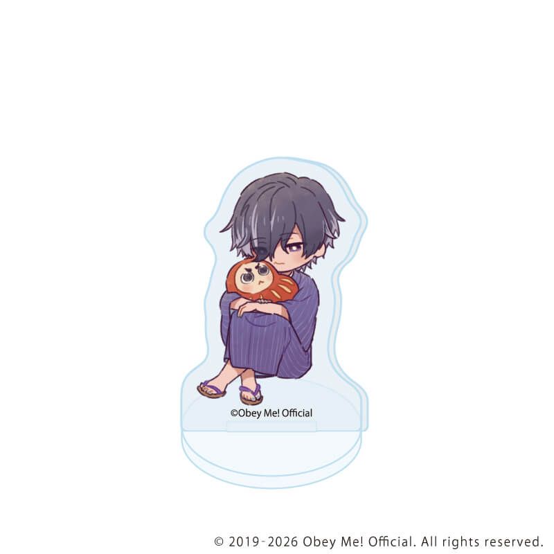 アクリルぷちスタンド「Obey Me! Nightbringer」21/お正月ver.コンプリートセット(全7種)(レトロアートイラスト)