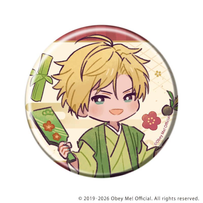 缶バッジ「Obey Me! Nightbringer」31/お正月ver.コンプリートセット(全7種)(レトロアートイラスト)