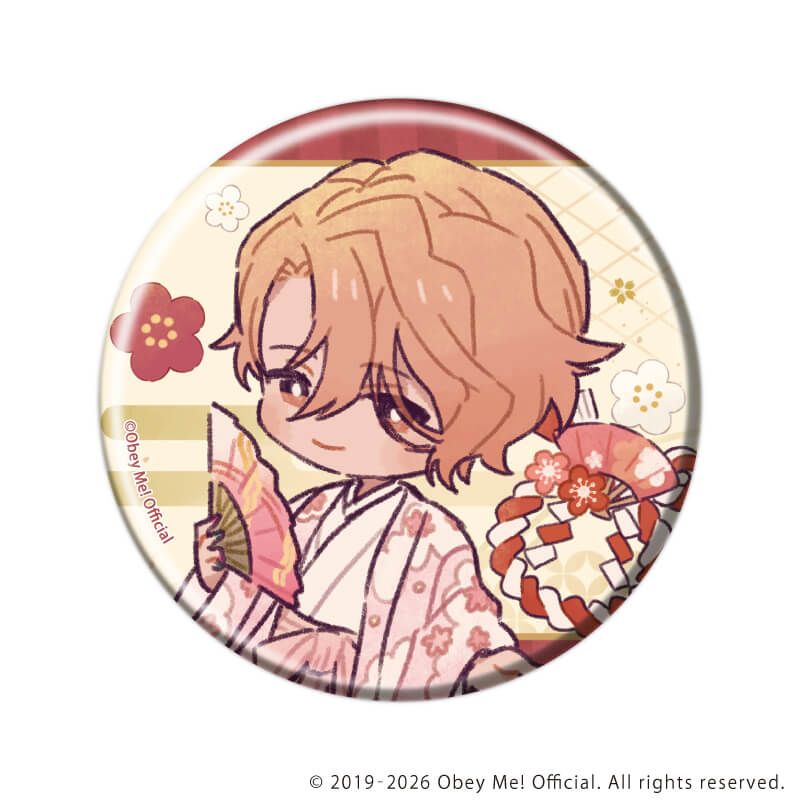 缶バッジ「Obey Me! Nightbringer」31/お正月ver.コンプリートセット(全7種)(レトロアートイラスト)