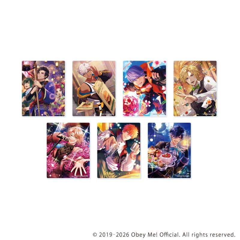 アクリルカード「Obey Me! Nightbringer」11/コンプリートセット(全7種)(公式イラスト)