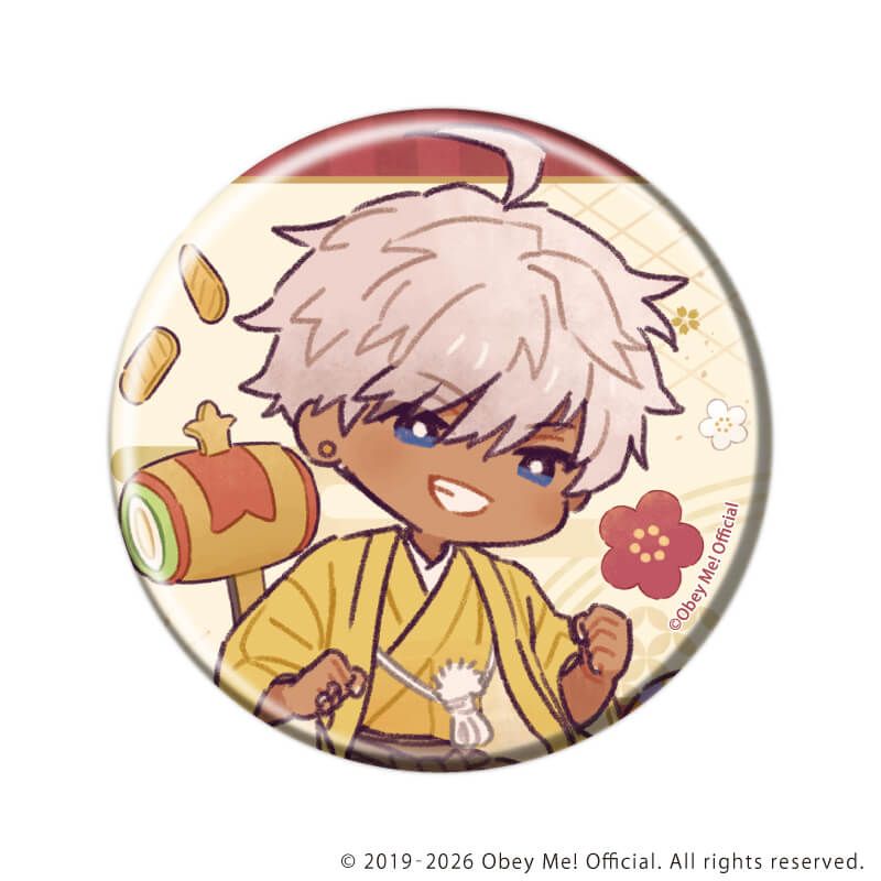 缶バッジ「Obey Me! Nightbringer」31/お正月ver.ブラインド(7種)(レトロアートイラスト)