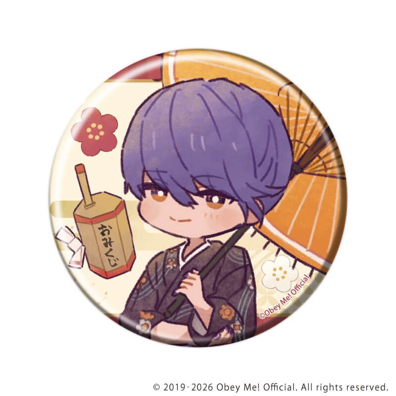 缶バッジ「Obey Me! Nightbringer」31/お正月ver.ブラインド(7種)(レトロアートイラスト)