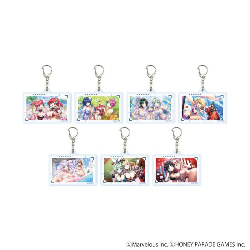 アクリルキーホルダー「ドルフィンウェーブ」13/B コンプリートセット(全7種)(公式イラスト)