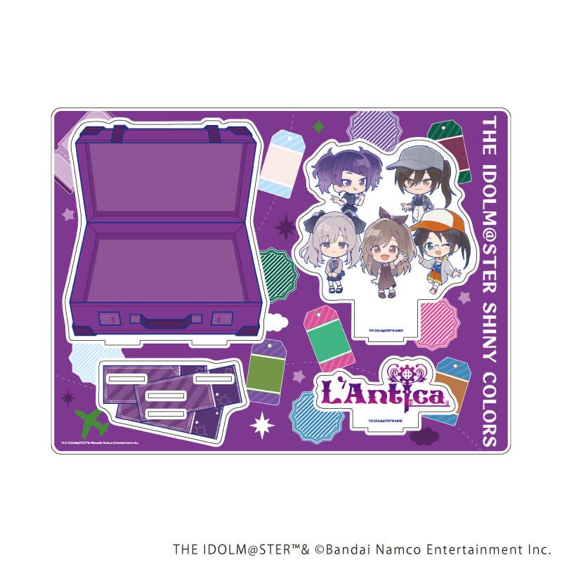 アクリルジオラマ「アイドルマスター シャイニーカラーズ」05/283プロ アンティーカ おでかけver.(ミニキャライラスト)