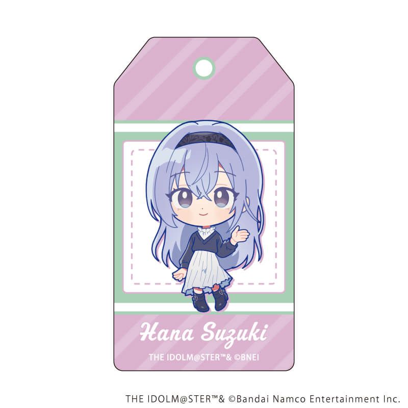 ダイカットステッカー「アイドルマスター シャイニーカラーズ」34/鈴木羽那 おでかけver.(ミニキャライラスト)