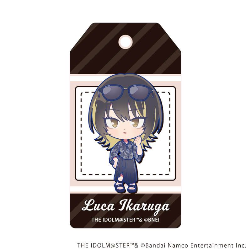 ダイカットステッカー「アイドルマスター シャイニーカラーズ」33/斑鳩ルカ おでかけver.(ミニキャライラスト)