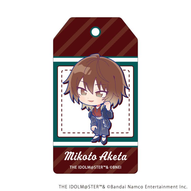 ダイカットステッカー「アイドルマスター シャイニーカラーズ」32/緋田美琴 おでかけver.(ミニキャライラスト)