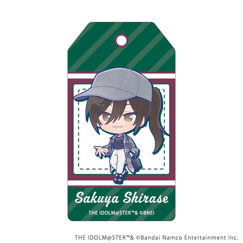 ダイカットステッカー「アイドルマスター シャイニーカラーズ」28/白瀬咲耶 おでかけver.(ミニキャライラスト)