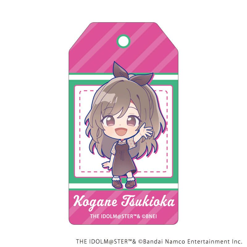 ダイカットステッカー「アイドルマスター シャイニーカラーズ」26/月岡恋鐘 おでかけver.(ミニキャライラスト)