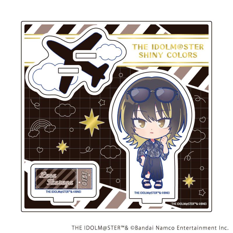 アクリルスタンドプレート「アイドルマスター シャイニーカラーズ」19/斑鳩ルカ おでかけver.(ミニキャライラスト)