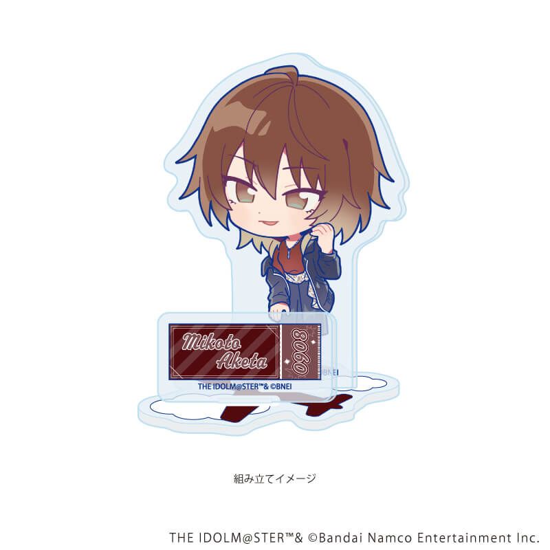 アクリルスタンドプレート「アイドルマスター シャイニーカラーズ」18/緋田美琴 おでかけver.(ミニキャライラスト)