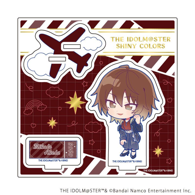 アクリルスタンドプレート「アイドルマスター シャイニーカラーズ」18/緋田美琴 おでかけver.(ミニキャライラスト)