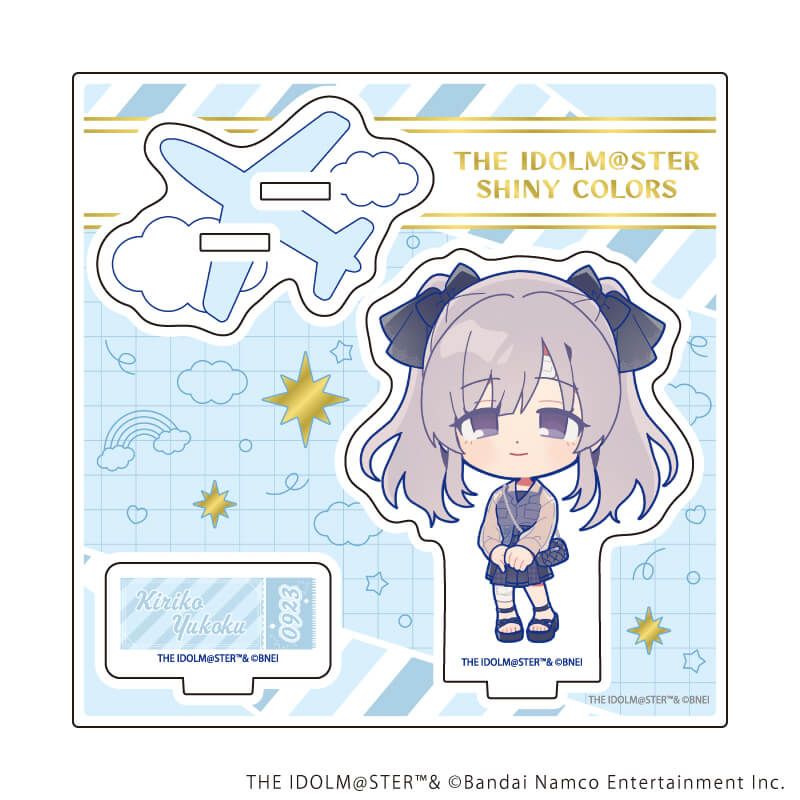 アクリルスタンドプレート「アイドルマスター シャイニーカラーズ」16/幽谷霧子 おでかけver.(ミニキャライラスト)