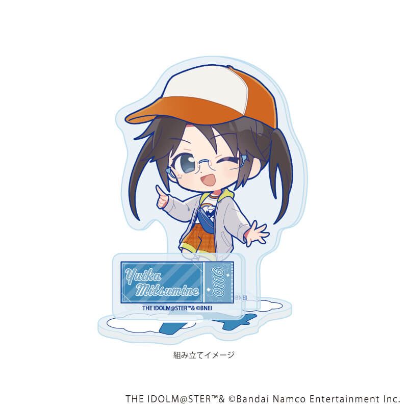 アクリルスタンドプレート「アイドルマスター シャイニーカラーズ」15/三峰結華 おでかけver.(ミニキャライラスト)