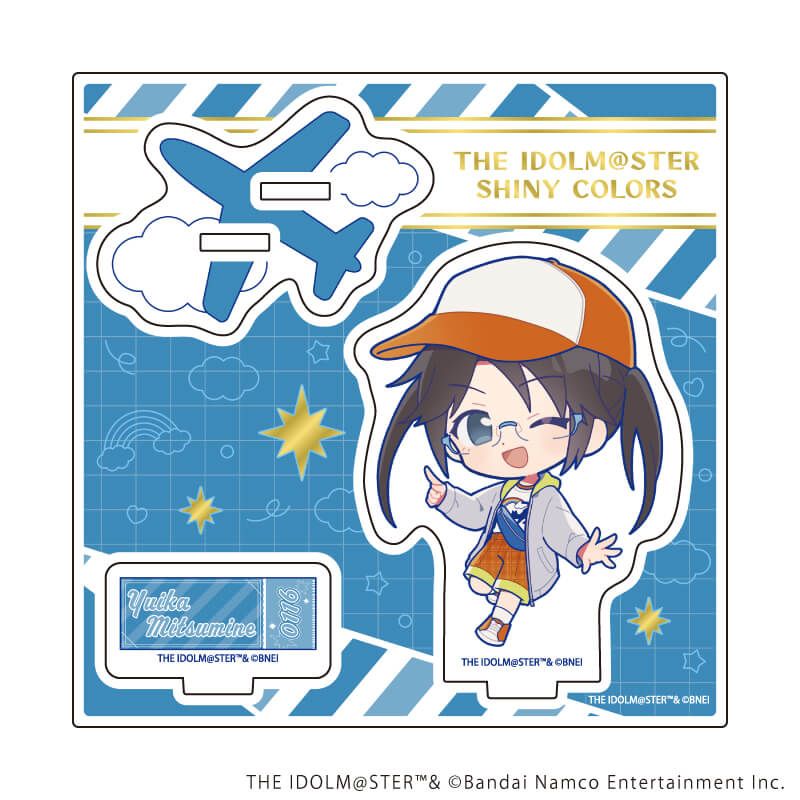 アクリルスタンドプレート「アイドルマスター シャイニーカラーズ」15/三峰結華 おでかけver.(ミニキャライラスト)