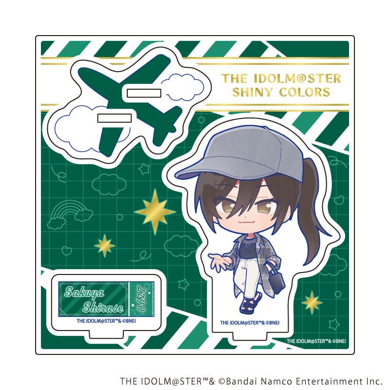 アクリルスタンドプレート「アイドルマスター シャイニーカラーズ」14/白瀬咲耶 おでかけver.(ミニキャライラスト)