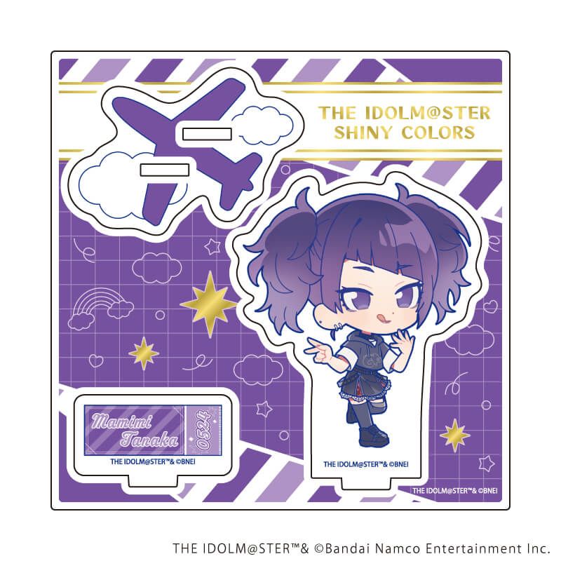 アクリルスタンドプレート「アイドルマスター シャイニーカラーズ」13/田中摩美々 おでかけver.(ミニキャライラスト)