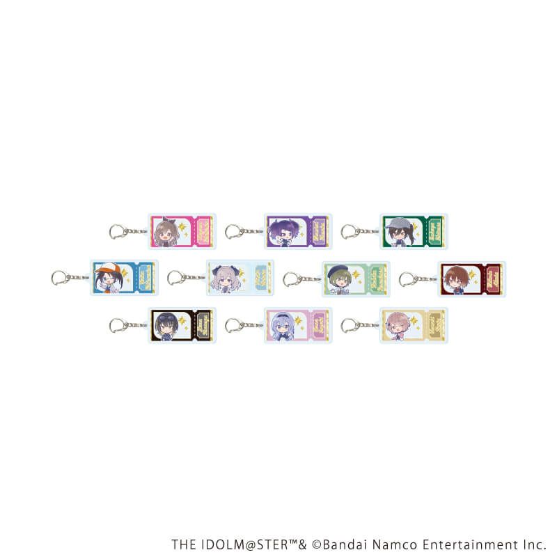 アクリルキーホルダー「アイドルマスター シャイニーカラーズ」03/おでかけver. コンプリートセット(全10種)(ミニキャライラスト)