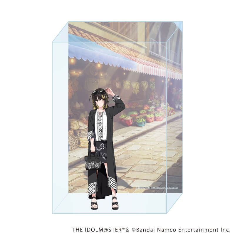 プレミアム アクリルブロック「アイドルマスター シャイニーカラーズ」01/斑鳩ルカ おでかけver.(描き下ろしイラスト)