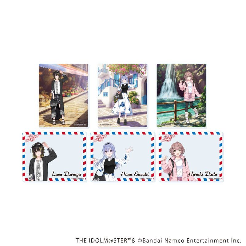 アクリルカード「アイドルマスター シャイニーカラーズ」06/おでかけver. トレーディング(6種)(描き下ろしイラスト)