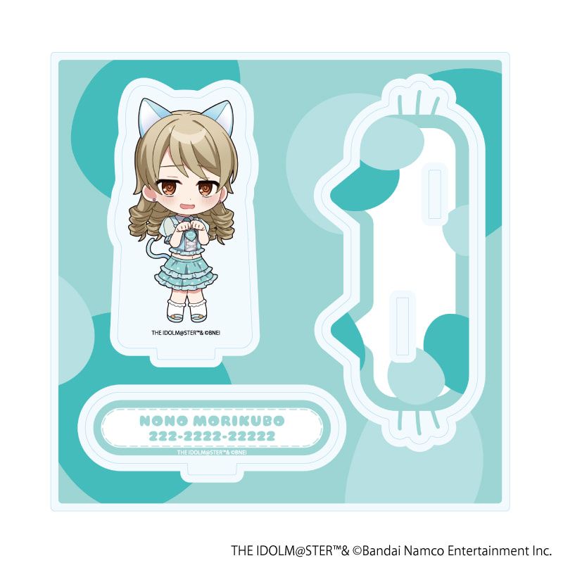 アクリルスタンドプレート「アイドルマスター シンデレラガールズ」22/森久保乃々 猫ver.(ミニキャライラスト)