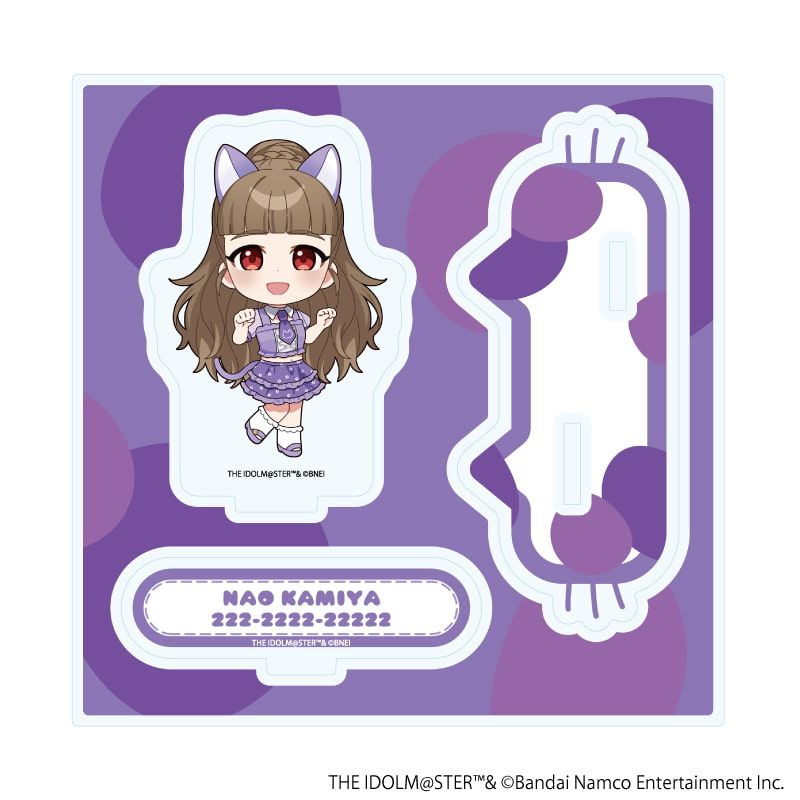 アクリルスタンドプレート「アイドルマスター シンデレラガールズ」16/神谷奈緒 猫ver.(ミニキャライラスト)