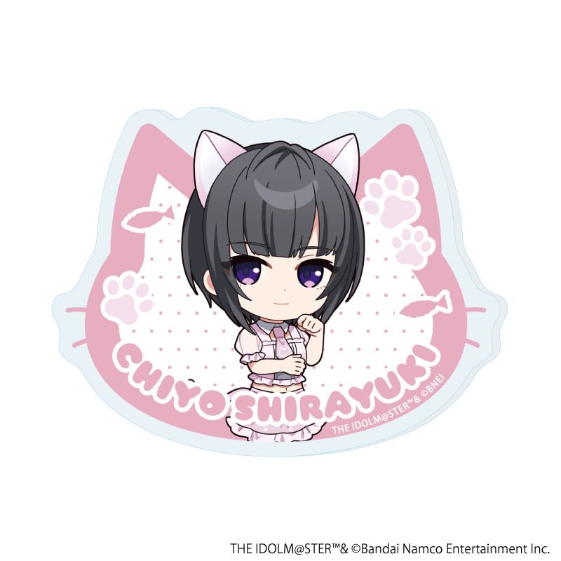アクリルプレートバッジ「アイドルマスター シンデレラガールズ」01/猫ver. コンプリートセット(全12種)(描き下ろし&描き起こしイラスト)