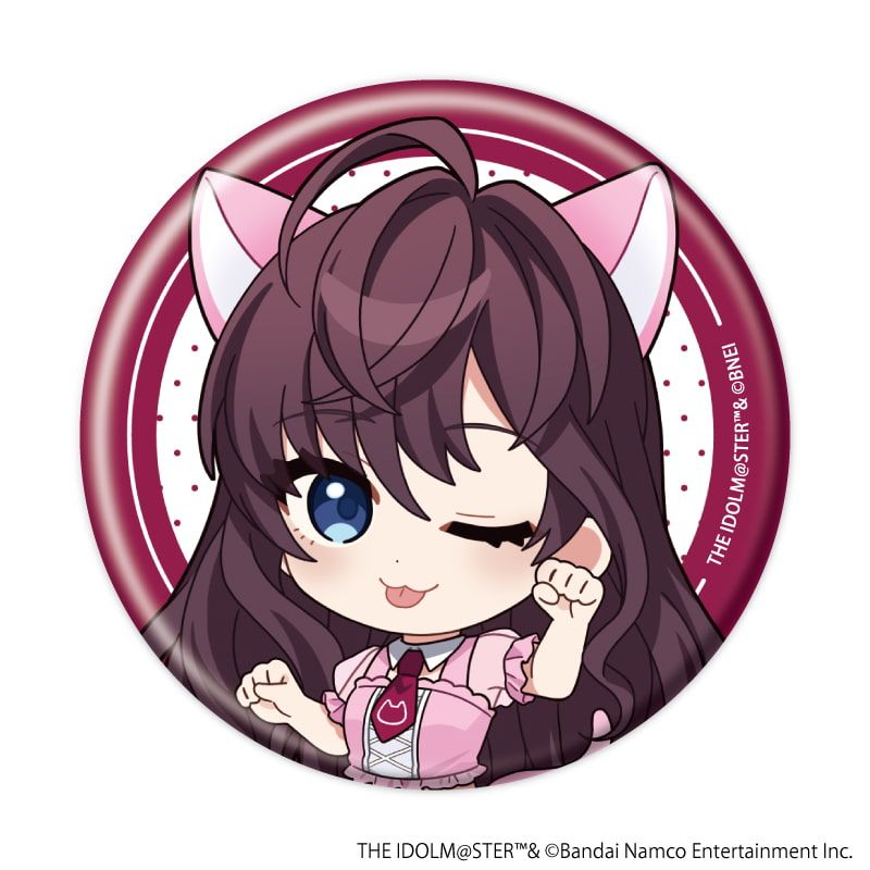 缶バッジ「アイドルマスター シンデレラガールズ」18/猫ver. コンプリートセット(全9種)(ミニキャライラスト)