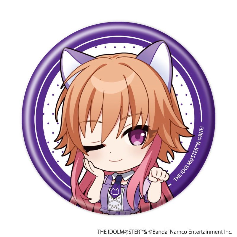 缶バッジ「アイドルマスター シンデレラガールズ」18/猫ver. コンプリートセット(全9種)(ミニキャライラスト)