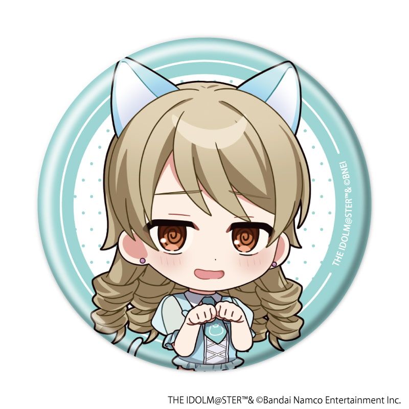 缶バッジ「アイドルマスター シンデレラガールズ」18/猫ver. コンプリートセット(全9種)(ミニキャライラスト)