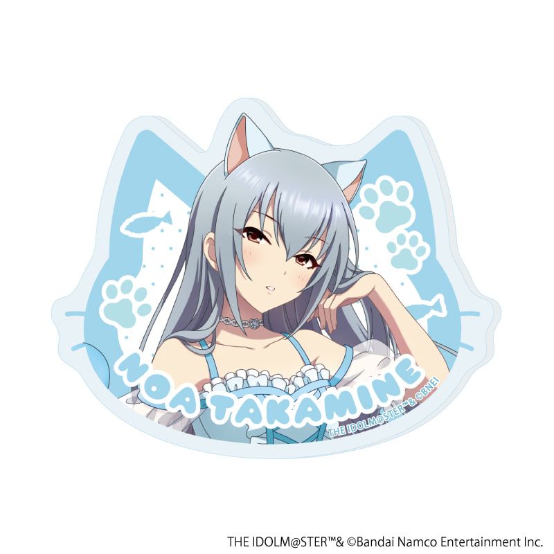 アクリルプレートバッジ「アイドルマスター シンデレラガールズ」01/猫ver. トレーディング(12種)(描き下ろし&描き起こしイラスト)