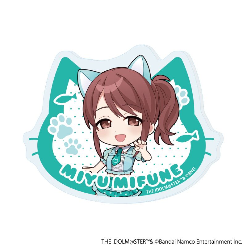 アクリルプレートバッジ「アイドルマスター シンデレラガールズ」01/猫ver. トレーディング(12種)(描き下ろし&描き起こしイラスト)