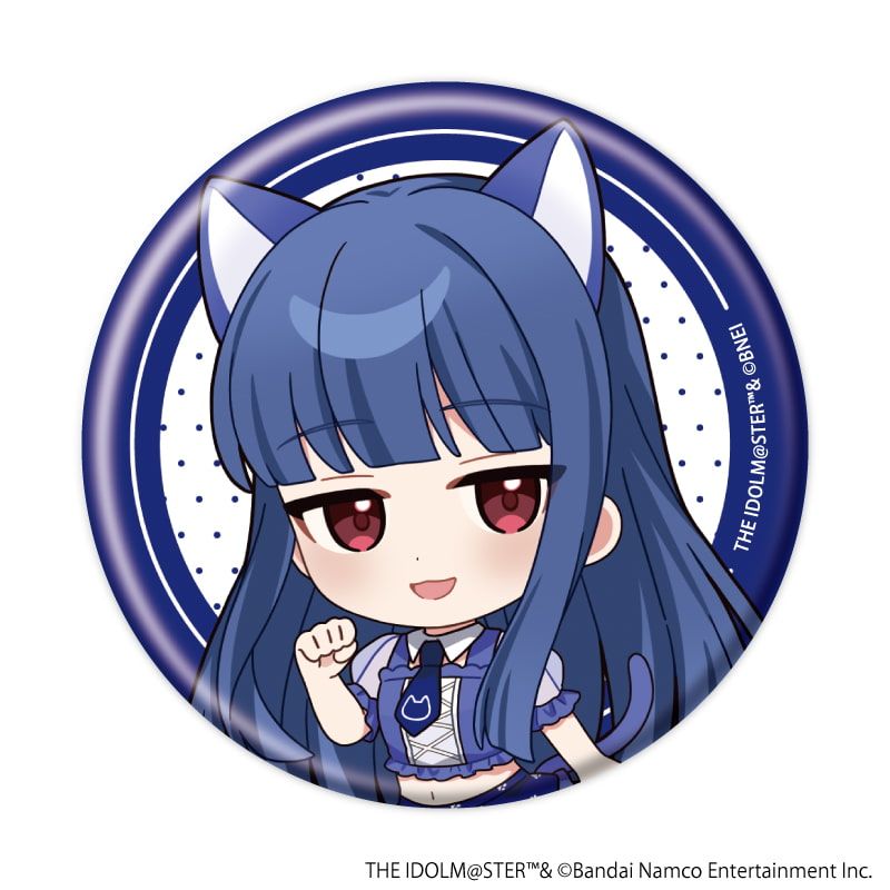 缶バッジ「アイドルマスター シンデレラガールズ」18/猫ver. トレーディング(9種)(ミニキャライラスト)