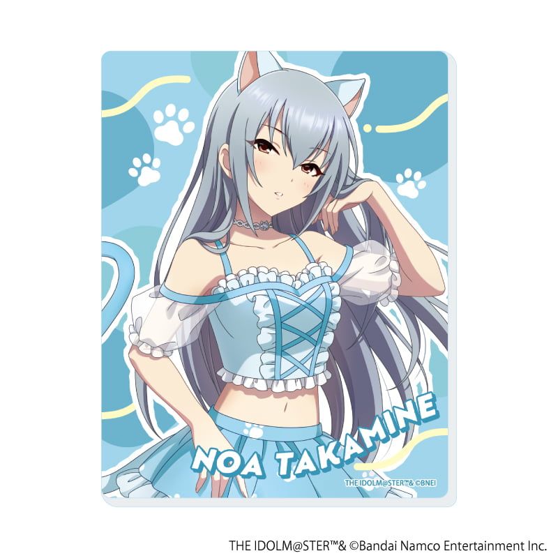 アクリルカード「アイドルマスター シンデレラガールズ」07/猫ver. トレーディング(6種)(描き下ろしイラスト)