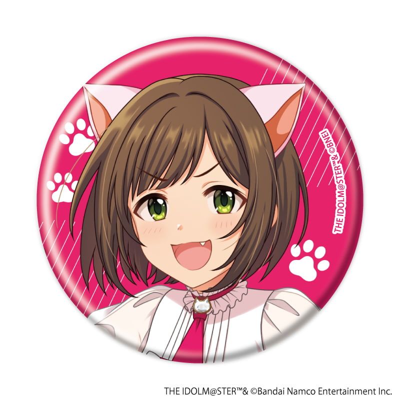缶バッジ「アイドルマスター シンデレラガールズ」17/猫ver. トレーディング(6種)(描き下ろしイラスト)