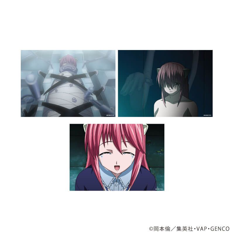 REPLICA GENGA 3枚セット「エルフェンリート」01/場面写イラスト(公式イラスト)