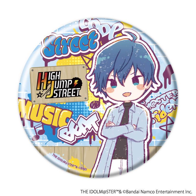 缶ミラー「アイドルマスター SideM」08/天峰 秀(グラフアートイラスト)