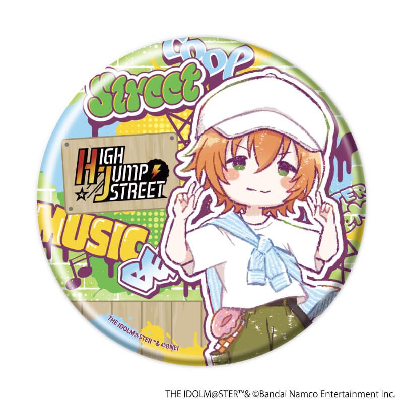 缶ミラー「アイドルマスター SideM」04/若里 春名(グラフアートイラスト)