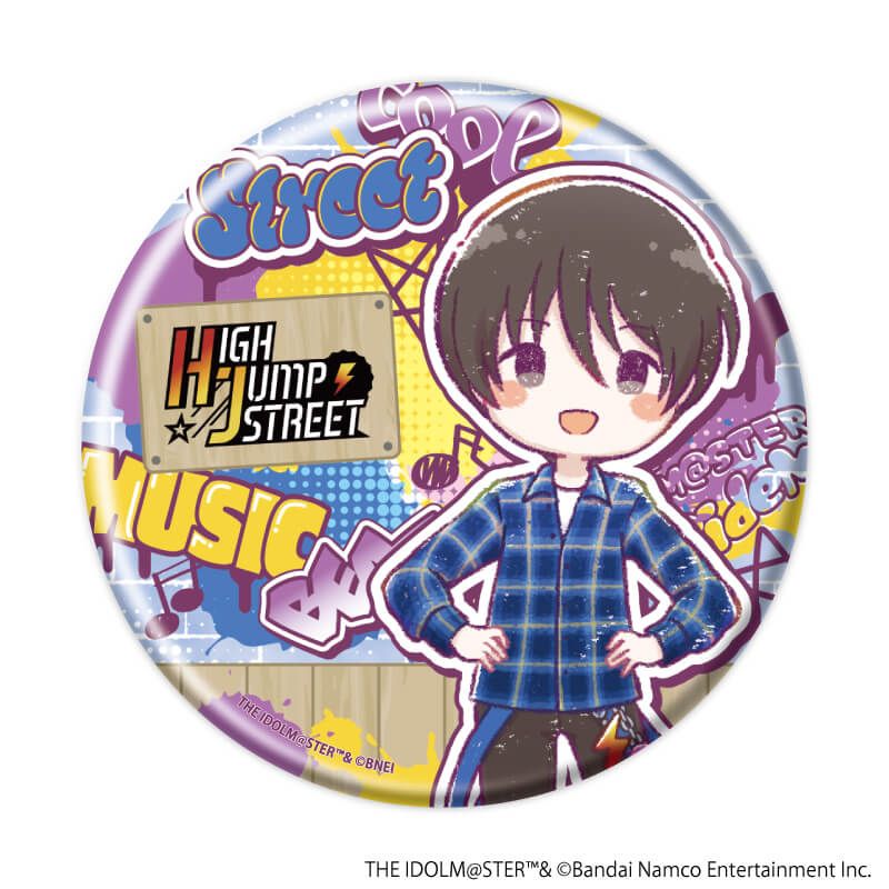 缶ミラー「アイドルマスター SideM」02/冬美 旬(グラフアートイラスト)