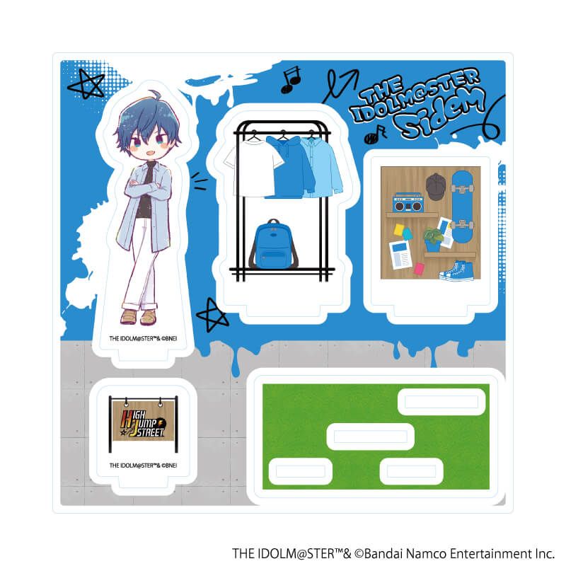 アクリルスタンドプレート「アイドルマスター SideM」08/天峰 秀(グラフアートイラスト)