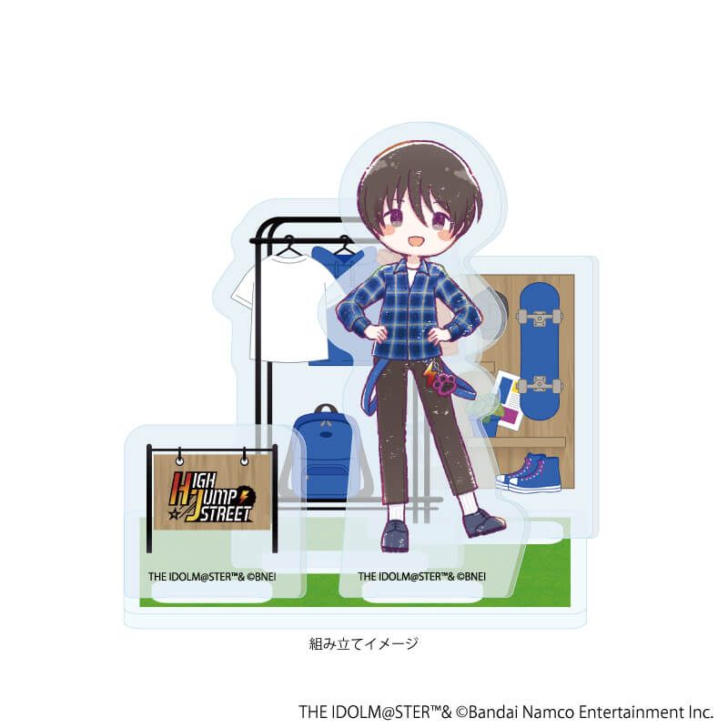 アクリルスタンドプレート「アイドルマスター SideM」02/冬美 旬(グラフアートイラスト)