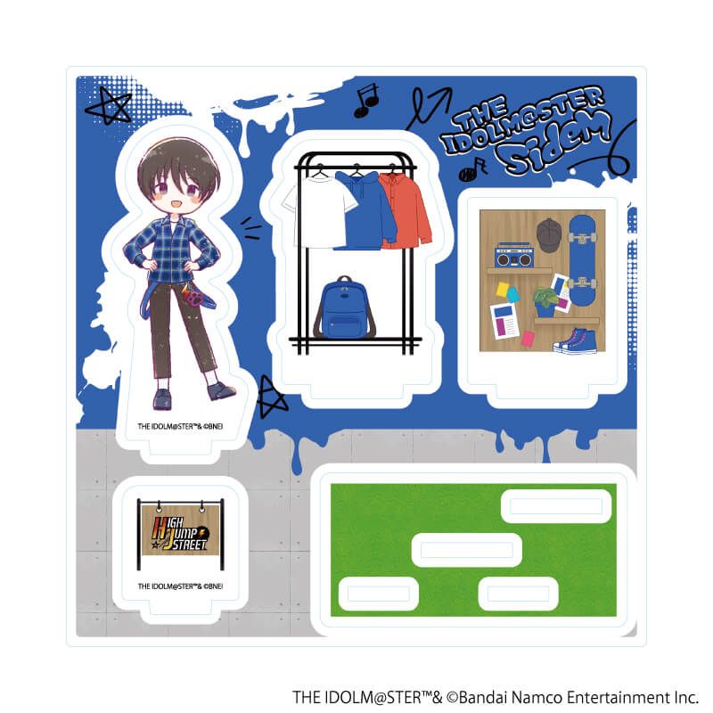 アクリルスタンドプレート「アイドルマスター SideM」02/冬美 旬(グラフアートイラスト)